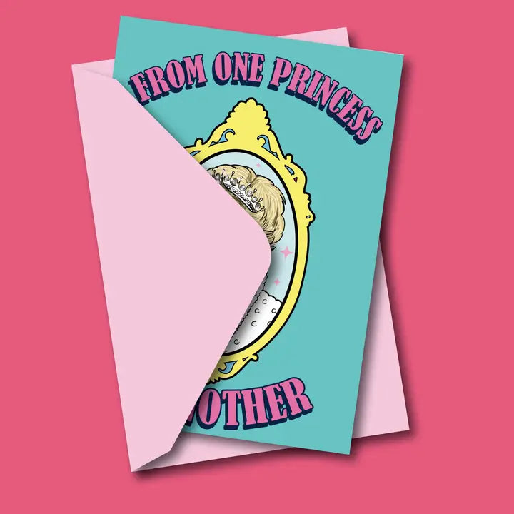 From One Princess To Another Diana Birthday Greeting Card