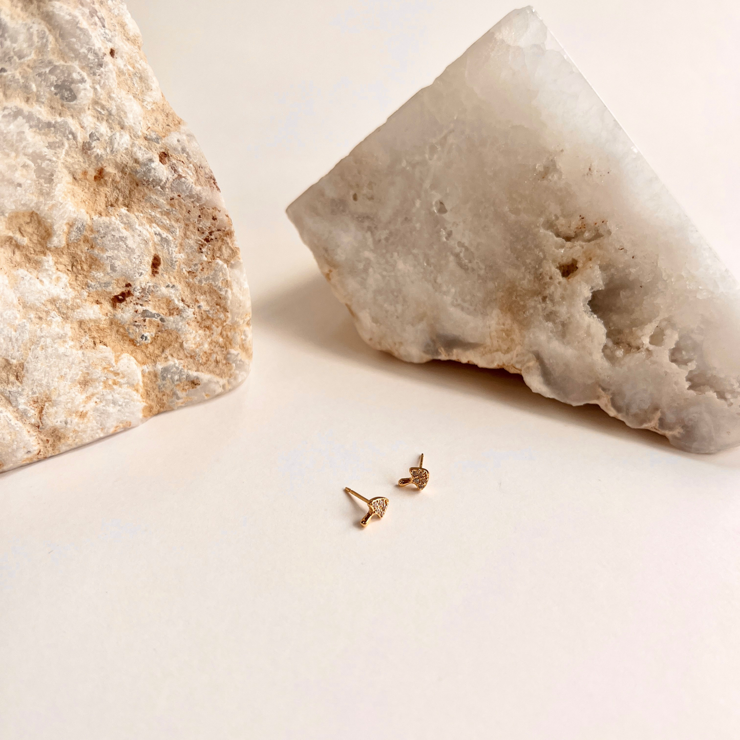 Pave Stud Earrings