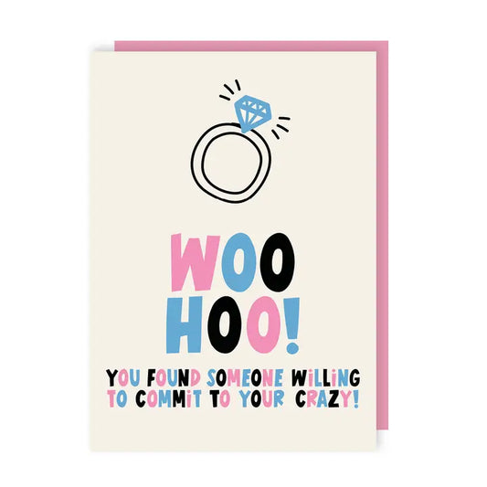 Commit to Your Crazy Wedding Card