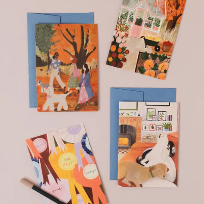 Autumn Stroll Card