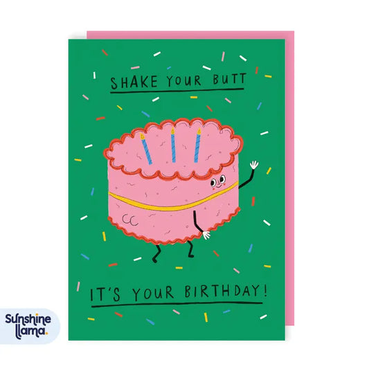 Shake Your Butt Birthday Card