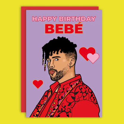 Happy Birthday Bebe Greeting Card