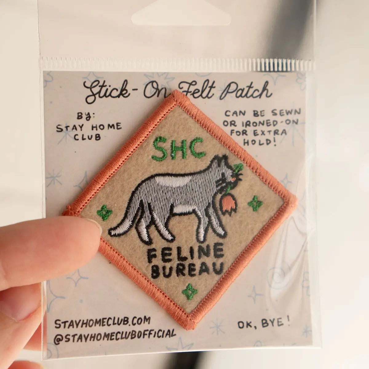 #40 SHC Feline Bureau - Felt Sticky Patch