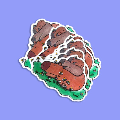 S1 Capybara Sticker Vinyl Sticker