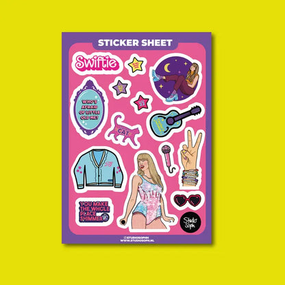 Taylor Shimmer Sticker Sheet