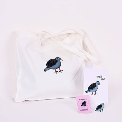 Perturbed Pigeon Tote Bag