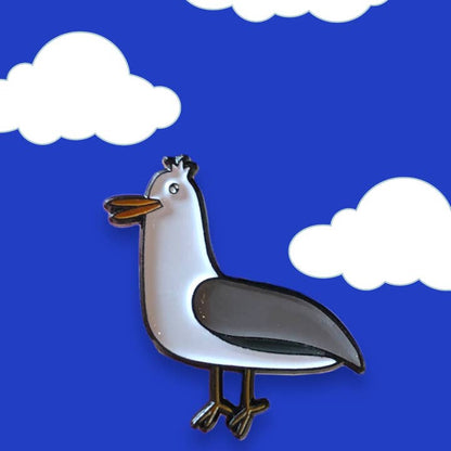 @24 Gus The Gull Enamel Pin