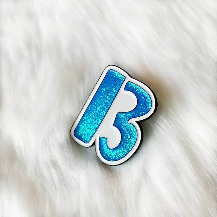 @65 Taylor Swift Lucky Number 13 Enamel Pin