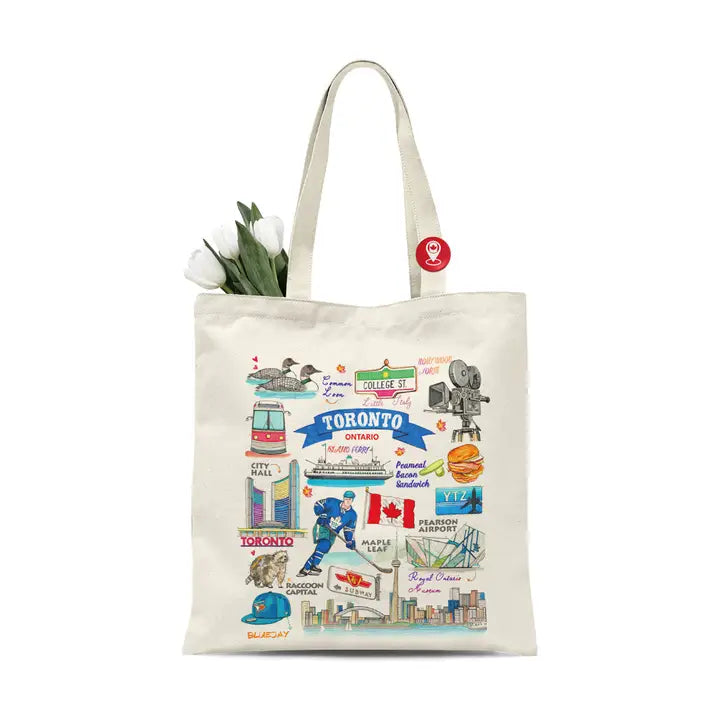 Toronto Ontario Canvas Tote Bag