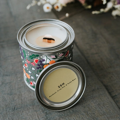 Paint Tin Candle | Home Decor | Zen | Soy Wax | Eco-Friendly