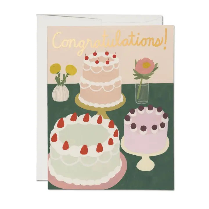 Cake Celebration Greeting Card