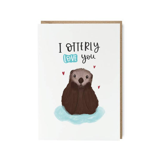 I Otterly Love You Card