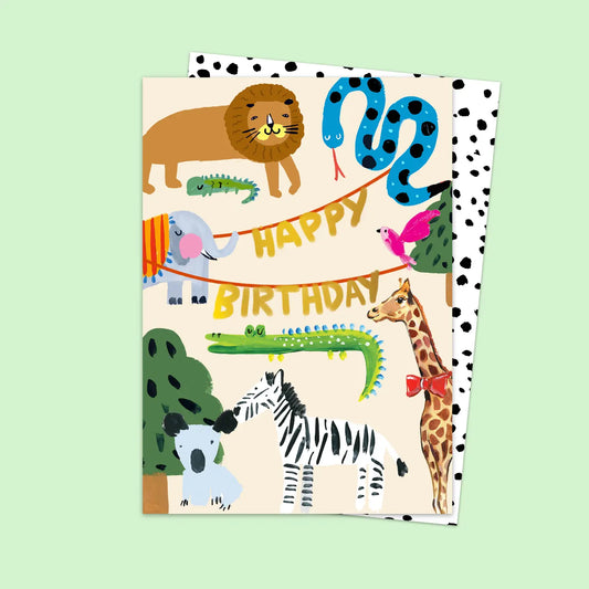 Jungle Friends Birthday Card