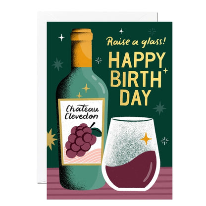 Wine Birthday Card