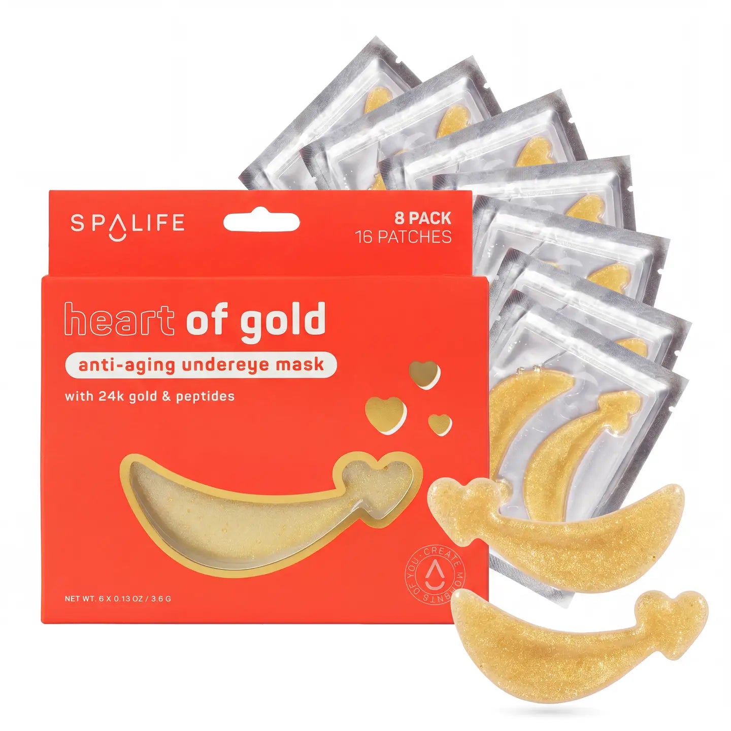 Heart of Gold Anti-Aging Hydrogel Eye Patches