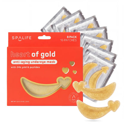 Heart of Gold Anti-Aging Hydrogel Eye Patches