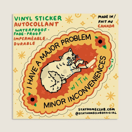 S15 Major Problem Waterproof Vinyl Sticker