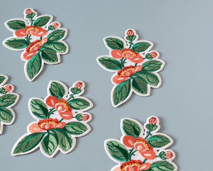 #127 Floral Iron-On Patch