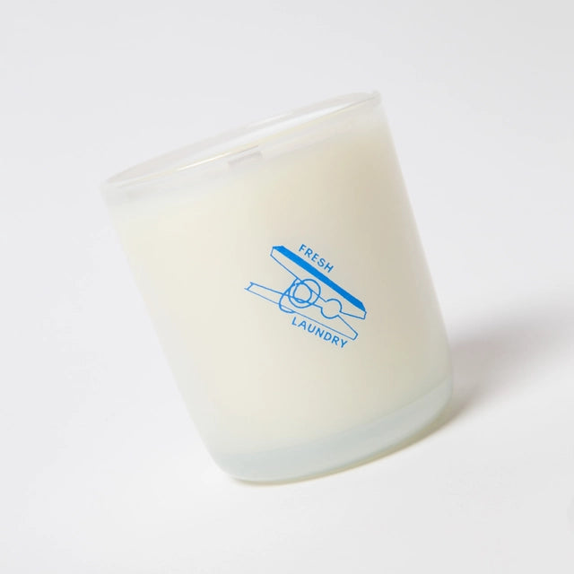 Fresh Laundry Rain, Cotton & Vanilla Coco Soy 8oz Candle