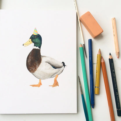 Conquackulations Card