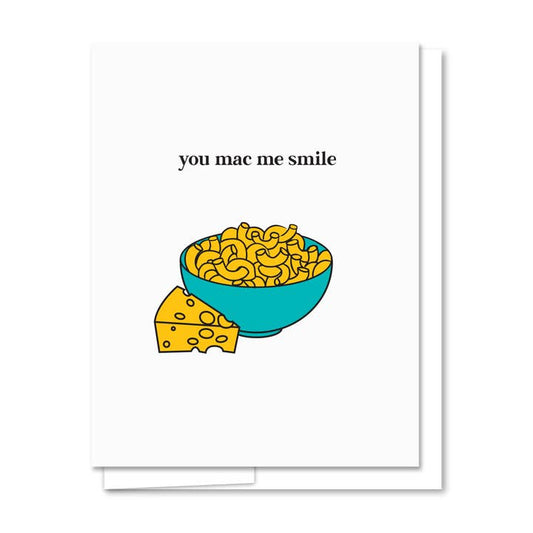 Mac & Cheese Letterpress Card