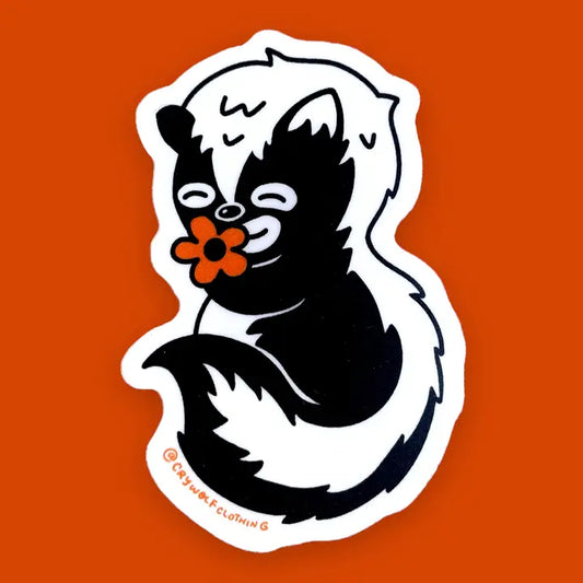 S28  Smell Ya Later Skunk Sticker