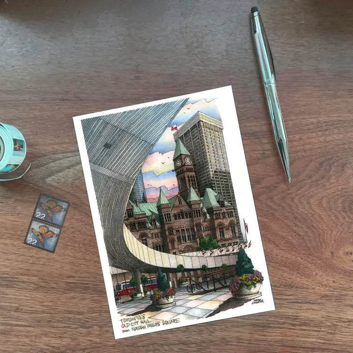 Nathan Phillips Square Toronto Postcard