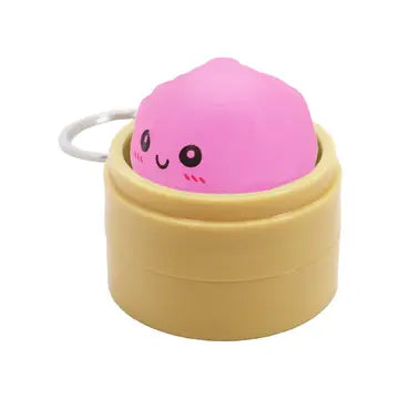 Bao Bun Dumpling Light-Up Keychain