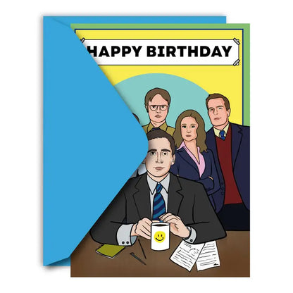 Happy Birthday The Office Greeting Card