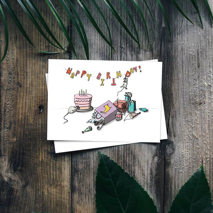 Birthday Rats Card