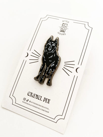 @3 Wolf Hard Enamel Pin