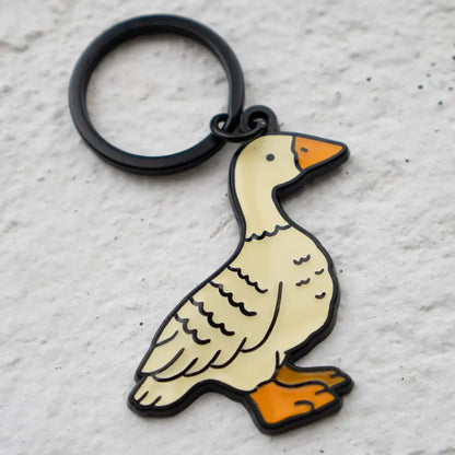 Fowl Duck Keychain