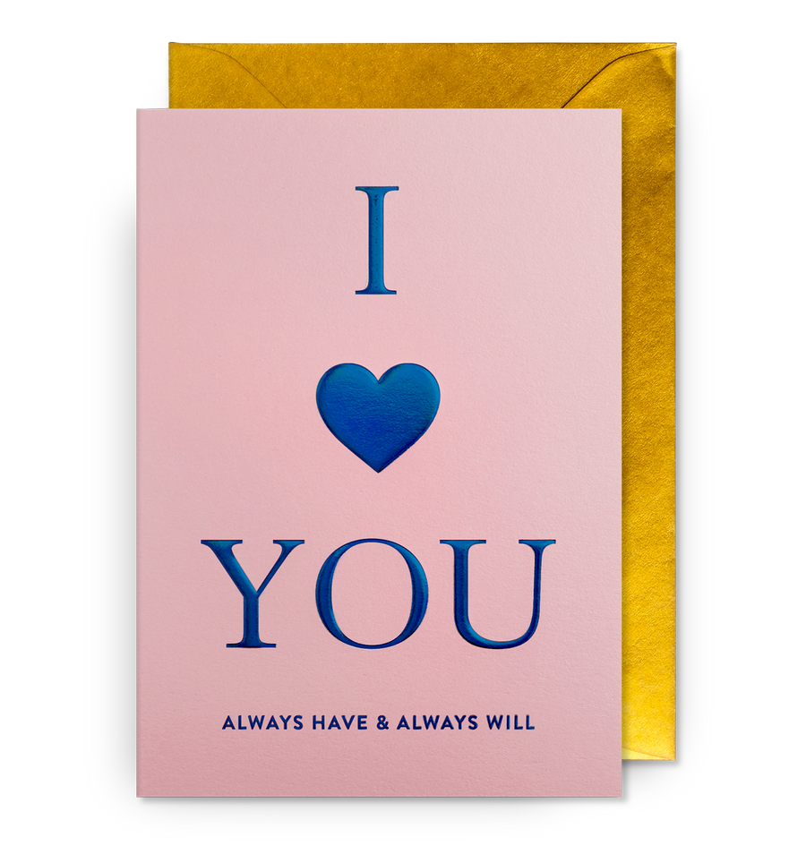 I Love You Card