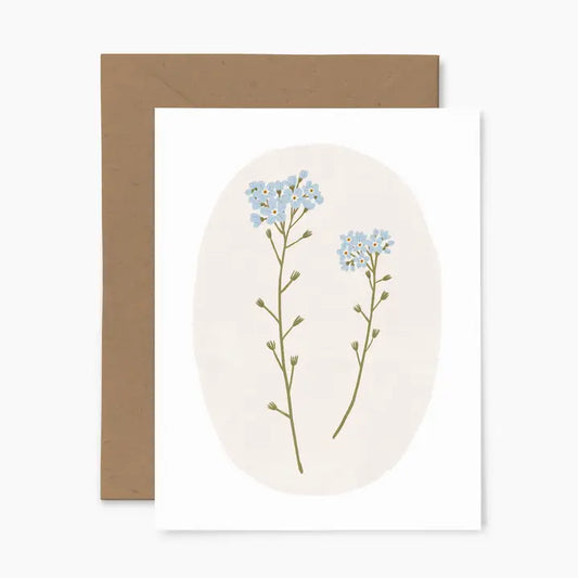 Forget-Me-Not Greeting Card