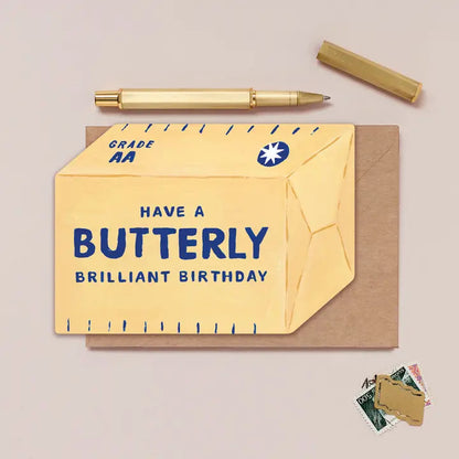 Butter Birthday Card