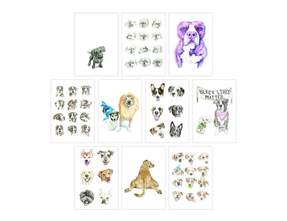 Dog Box Postcard Set