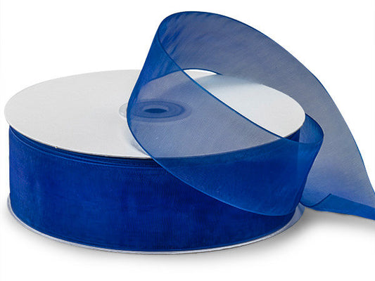 Solid Sheer Ribbon 1 1/2" Royal