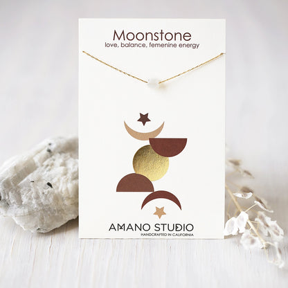 Healing Stones Moonstone Necklace