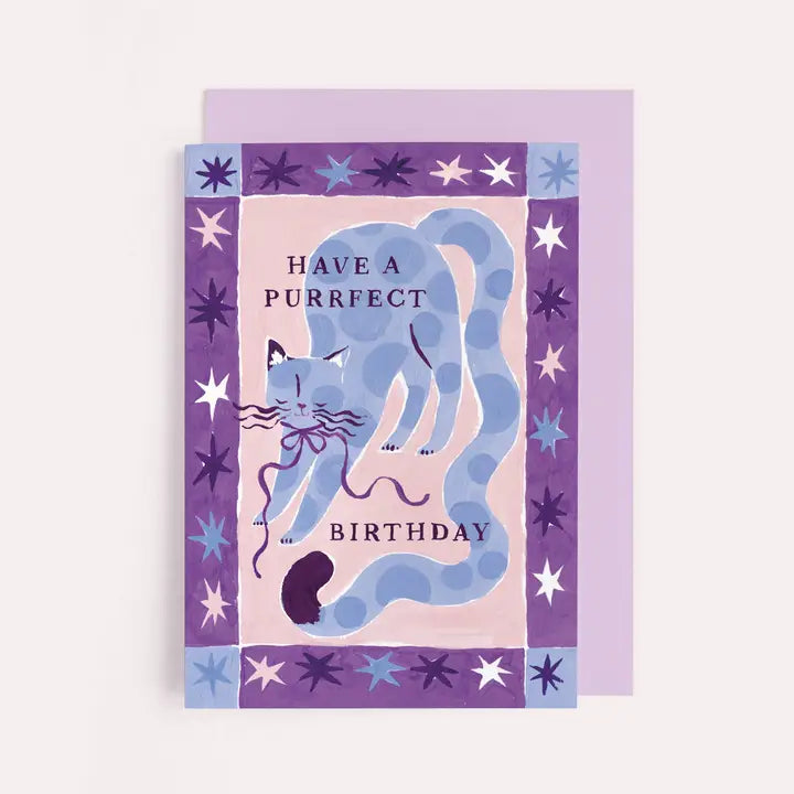 Cat Purrfect Birthday Card