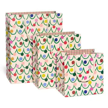 Festive Globes Gift Bag – Large