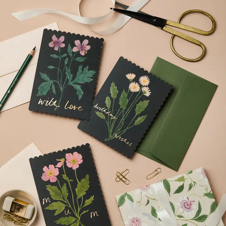 Anemone Mum Card