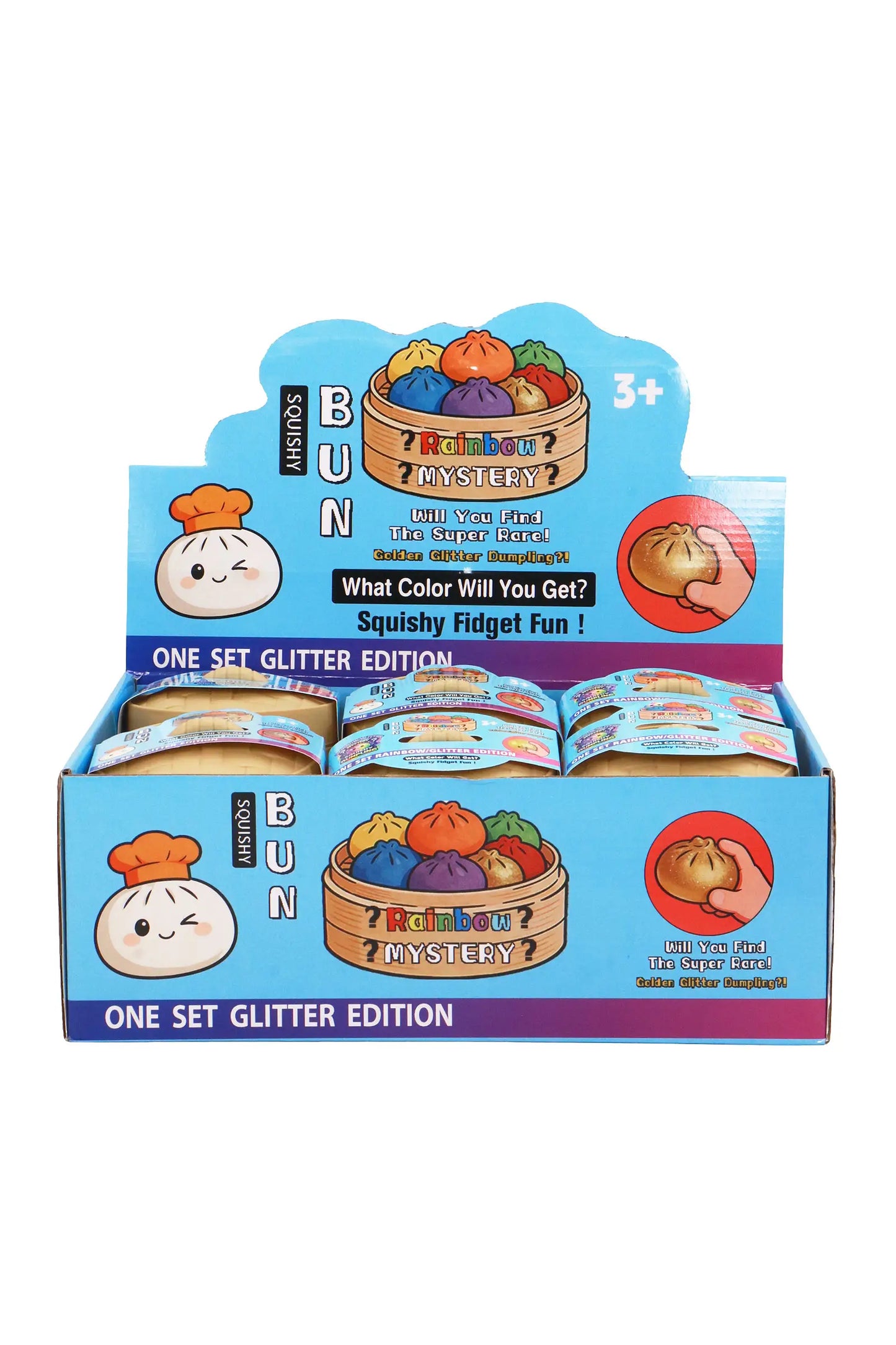 Solid Bao Bun Dumpling Squishy Toy