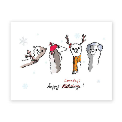 Happy Llamadays Holiday Card