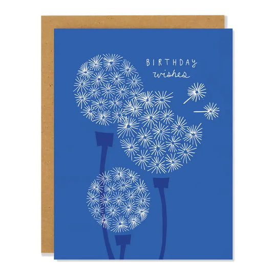 Dandelion Birthday Greeting Card