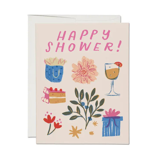 Joyful Shower Greeting Card