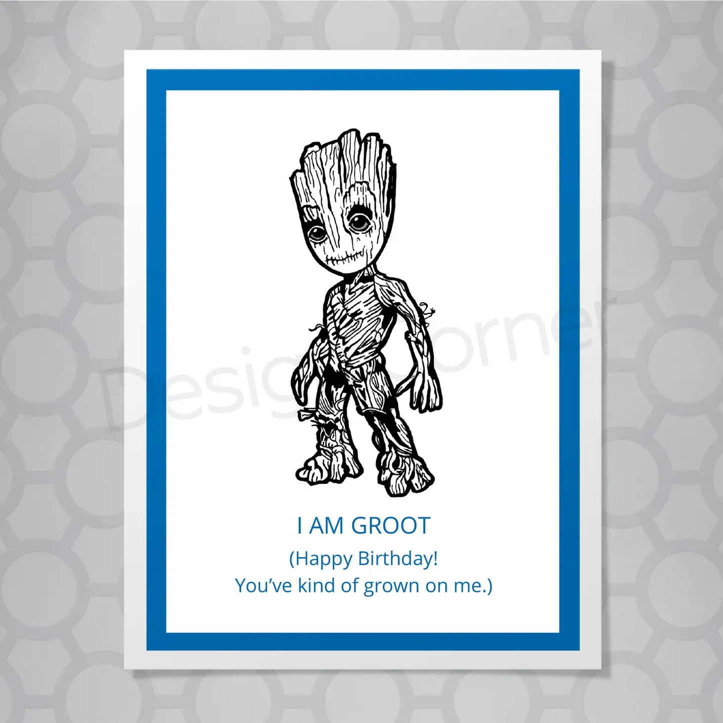 Marvel Groot BirthdayCard