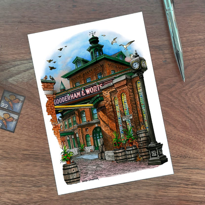 Distillery District Postcard