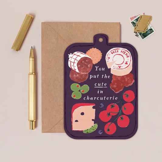 Cute in Charcuterie Board Card