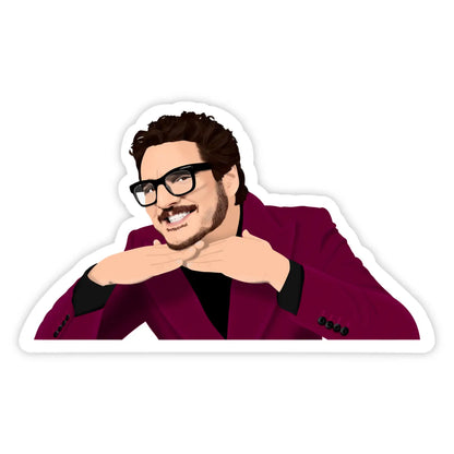 S4 Pedro Pascal Sticker