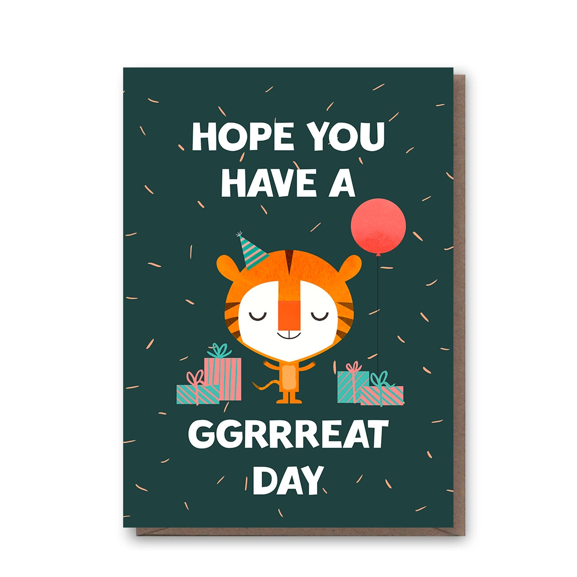 Tiger Ggrreat Day Card